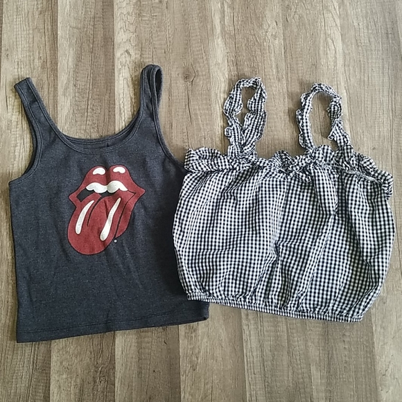 American Eagle Outfitters Tops - American Eagle Neutral Festival Crop Tops Xs